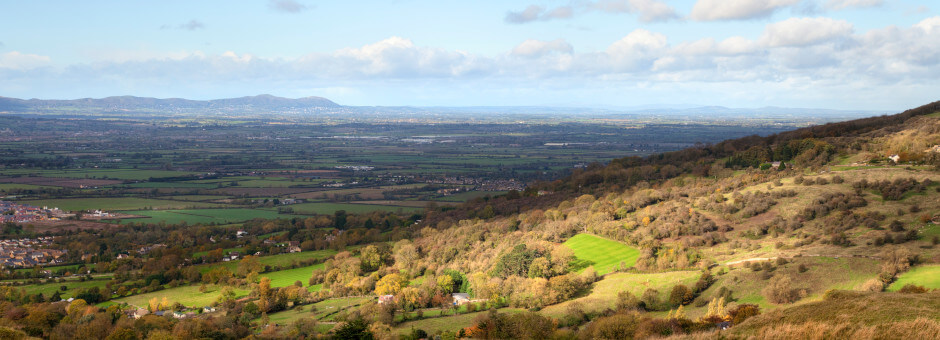 Scenic view from Cleeve Common