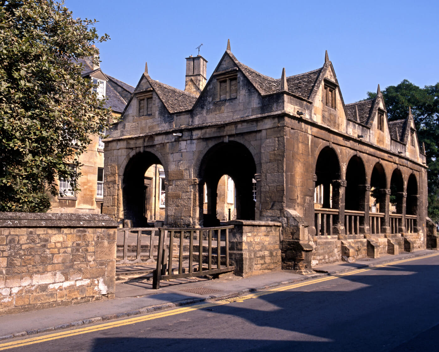 An image of the exterior of Chipping Campden Market Hall