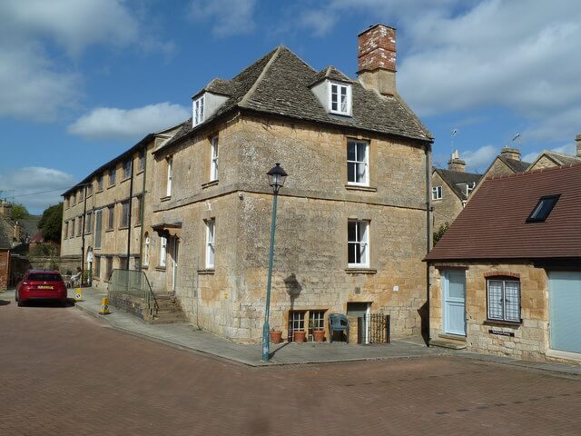 An image of the exterior of the Old Silk Mill, now a museum in Chipping Campden