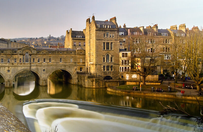 A photo of the River Avon and Pulteney Bridge in Bath