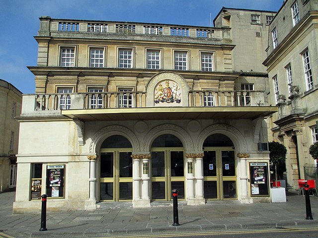 A Photo of the front entrance to Bath's Theatre Royal