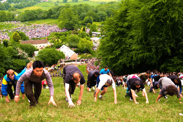 Cooper's Hill Climbing Race