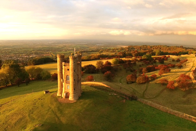 Broadway Tower Above