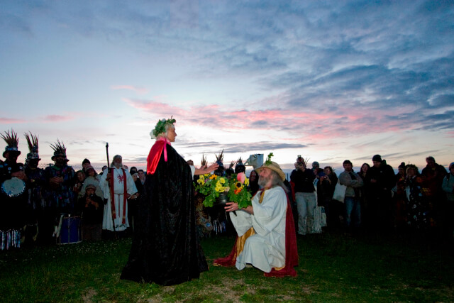 Ritual at Stonehenge for Summer Solstice